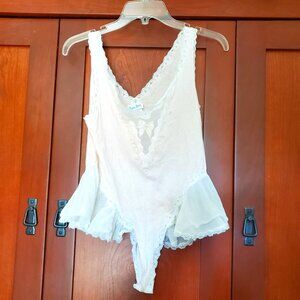 Frou-Frou Ballet Lingerie, Pale Pink Bodysuit, Sara Beth S-M